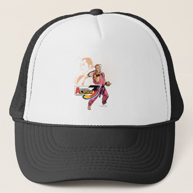 Street Fighter Alpha 3 Dan Trucker Hat (Front)