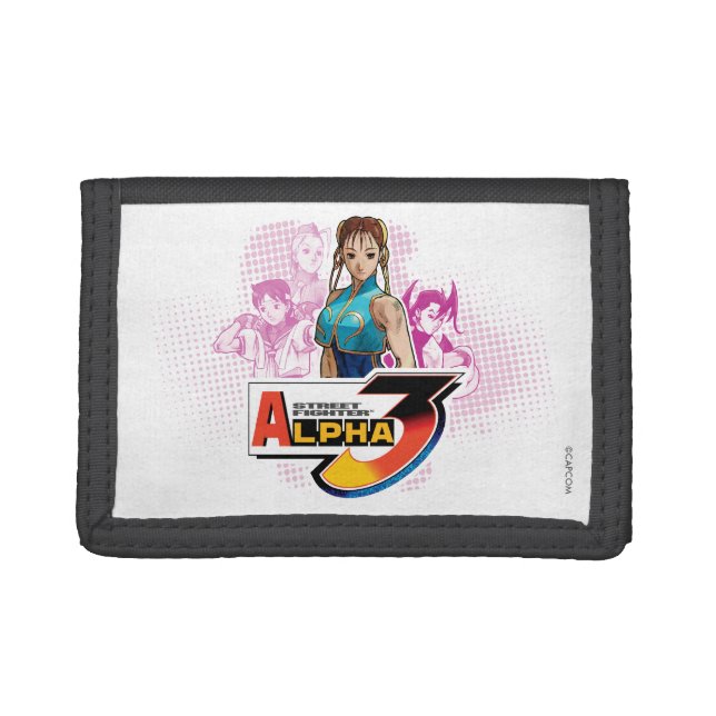 Street Fighter Alpha 3 Femme Fatale 2 Trifold Wallet (Front)