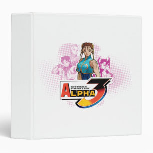 Street Fighter Alpha 3 Femme Fatale 3 Ring Binder