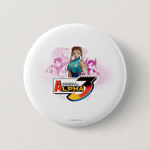 Street Fighter Alpha 3 Femme Fatale Button