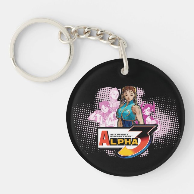Street Fighter Alpha 3 Femme Fatale Keychain (Front)