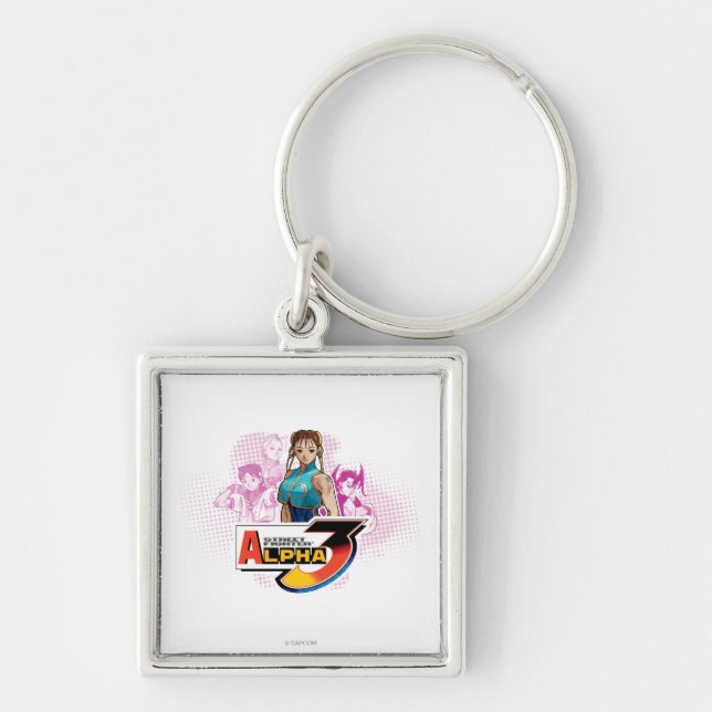 Street Fighter Alpha 3 Femme Fatale Keychain (Front)