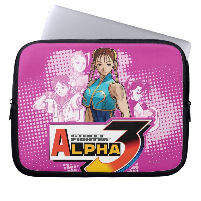 Street Fighter Alpha 3 Femme Fatale Laptop Sleeve (Front)