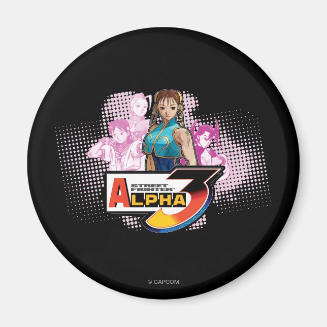 Street Fighter Alpha 3 Femme Fatale Magnet (Front)