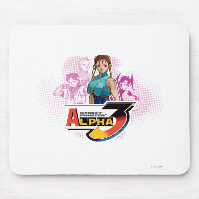 Street Fighter Alpha 3 Femme Fatale Mouse Pad (Front)
