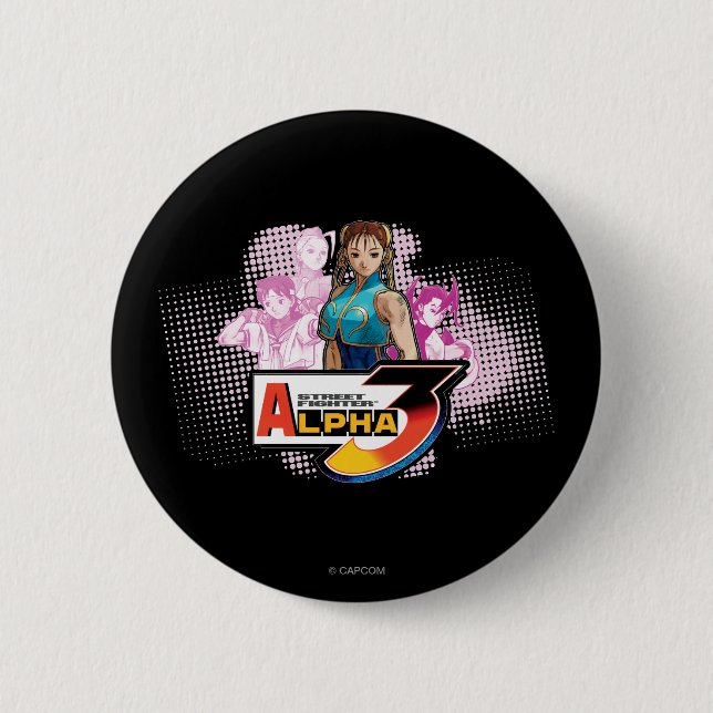Street Fighter Alpha 3 Femme Fatale Pinback Button (Front)