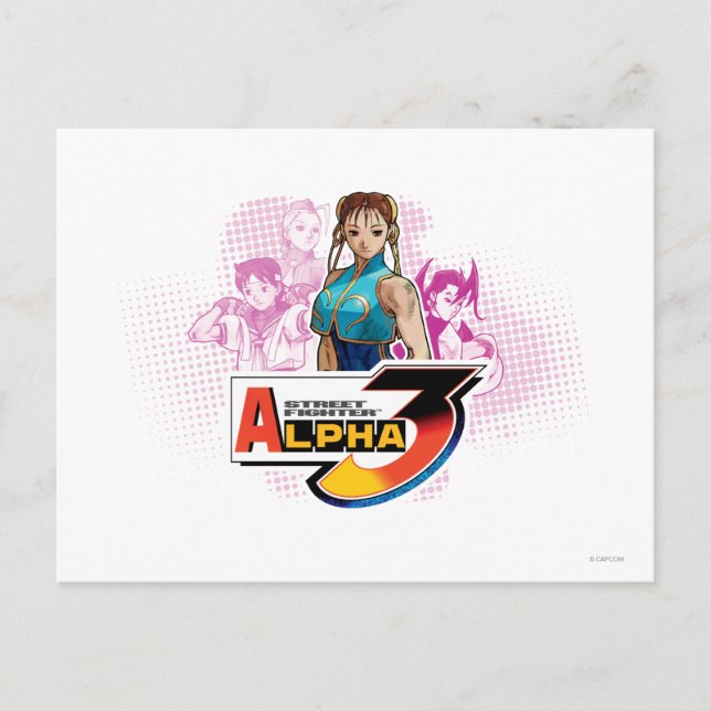 Street Fighter Alpha 3 Femme Fatale Postcard (Front)