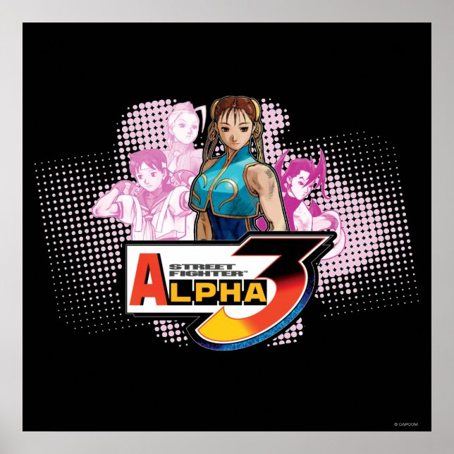 Street Fighter Alpha 3 Femme Fatale Poster (Front)