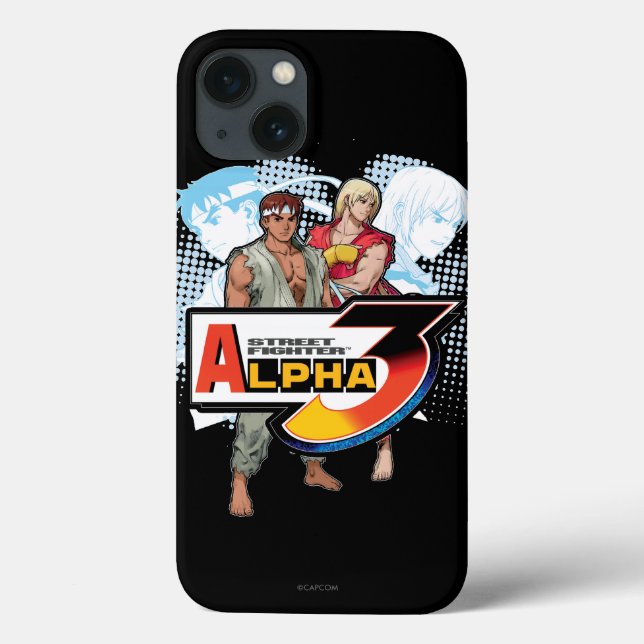 Street Fighter Alpha 3 Ken & Ryu 2 Case-Mate iPhone Case (Back)