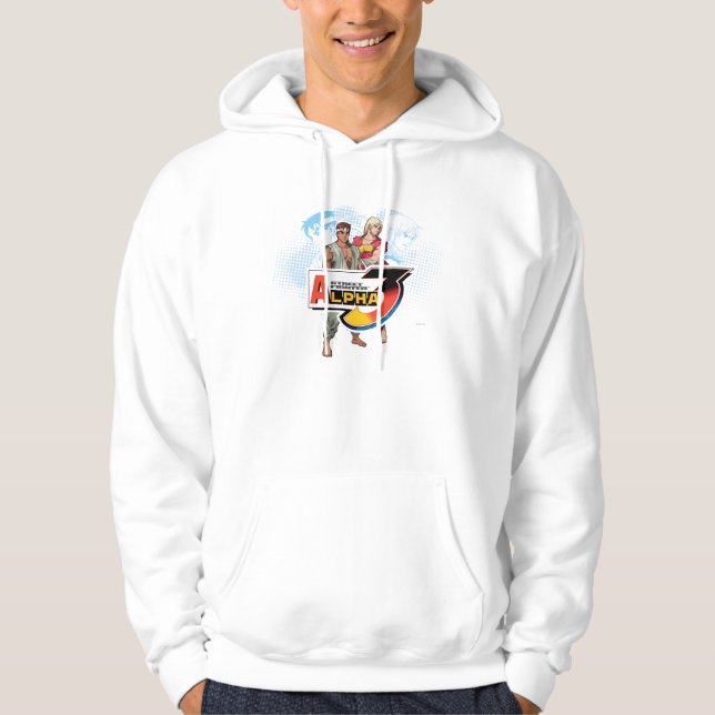 Street Fighter Alpha 3 Ken & Ryu 2 Hoodie (Front)