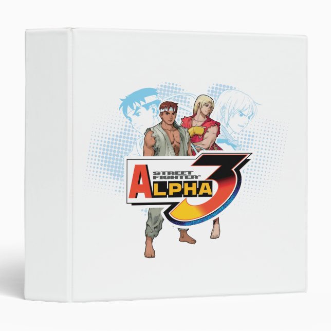 Street Fighter Alpha 3 Ken & Ryu Binder (Front/Spine)