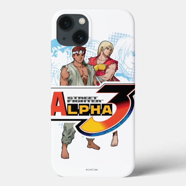 Street Fighter Alpha 3 Ken & Ryu Case-Mate iPhone Case (Back)