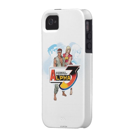 Street Fighter Alpha 3 Ken & Ryu Case-Mate iPhone Case (Back Left)