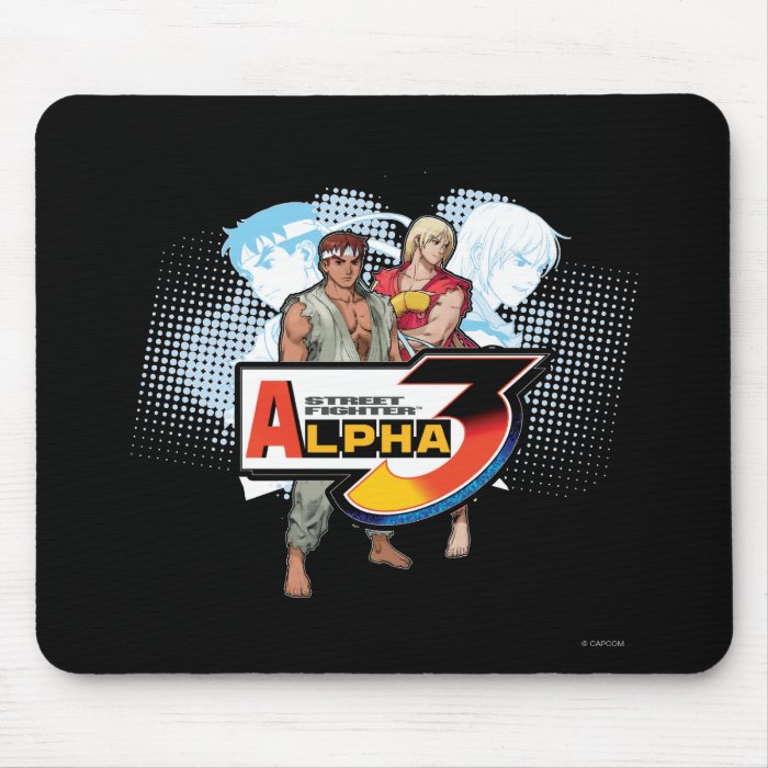 Street Fighter Alpha 3 Ken & Ryu Mouse Pad