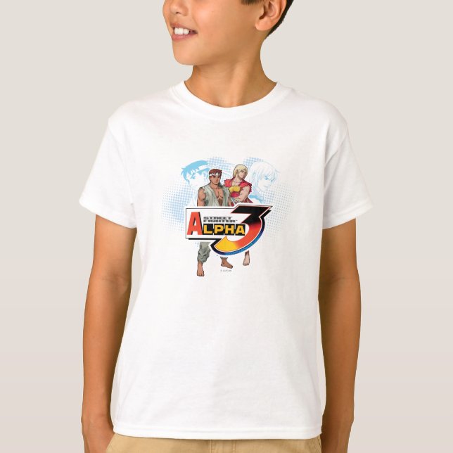 Street Fighter Alpha 3 Ken & Ryu T-Shirt (Front)