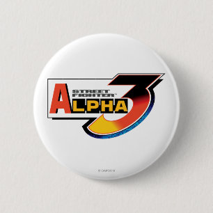 Street Fighter Alpha 3 Logo Button