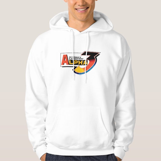 Street Fighter Alpha 3 Logo Hoodie (Front)