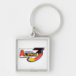 Street Fighter Alpha 3 Logo Keychain