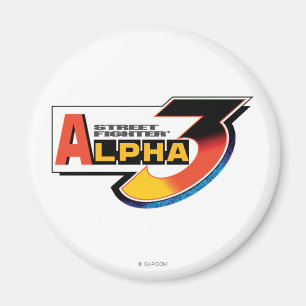 Street Fighter Alpha 3 Logo Magnet