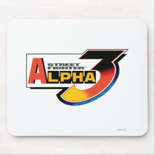 Street Fighter Alpha 3 Logo Mouse Pad