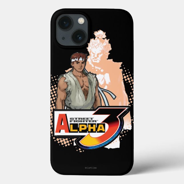 Street Fighter Alpha 3 Ryu & Akuma 2 Case-Mate iPhone Case (Back)