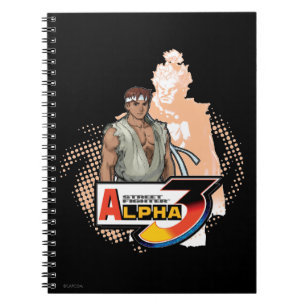 Street Fighter Alpha 3 Ryu & Akuma 2 Notebook