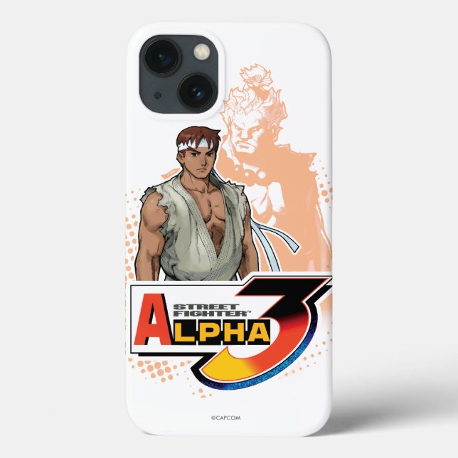 Street Fighter Alpha 3 Ryu & Akuma Case-Mate iPhone Case (Back)