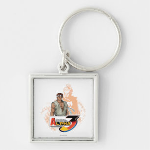 Street Fighter Alpha 3 Ryu & Akuma Keychain