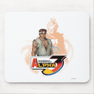 Street Fighter Alpha 3 Ryu & Akuma Mouse Pad