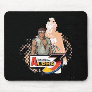 Street Fighter Alpha 3 Ryu & Akuma Mouse Pad