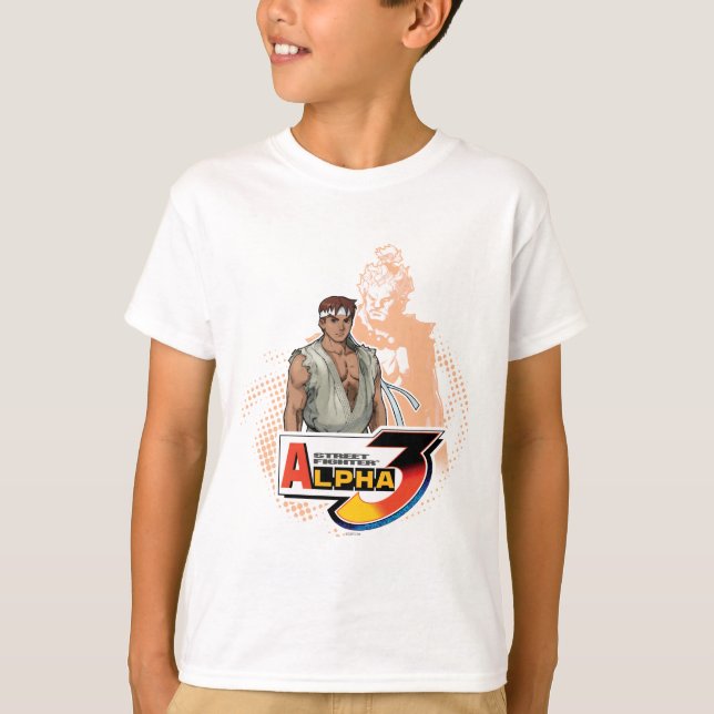 Street Fighter Alpha 3 Ryu & Akuma T-Shirt (Front)