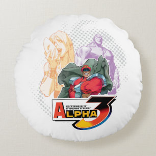 Street Fighter Alpha 3 Shadowloo 2 Round Pillow