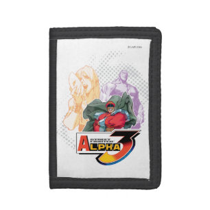 Street Fighter Alpha 3 Shadowloo 2 Trifold Wallet