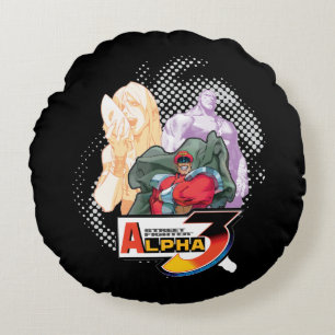 Street Fighter Alpha 3 Shadowloo 3 Round Pillow