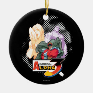 Street Fighter Alpha 3 Shadowloo Ceramic Ornament