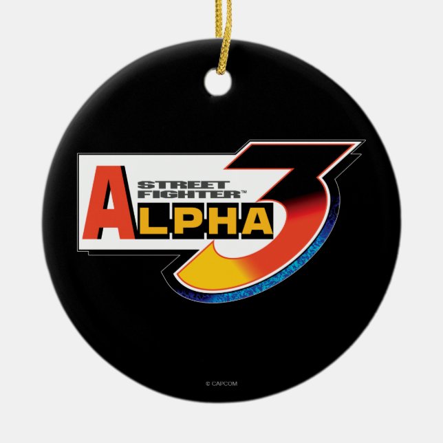 Street Fighter Alpha 3 Shadowloo Ceramic Ornament (Front)