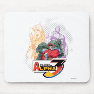 Street Fighter Alpha 3 Shadowloo Mouse Pad
