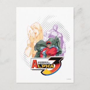 Street Fighter Alpha 3 Shadowloo Postcard