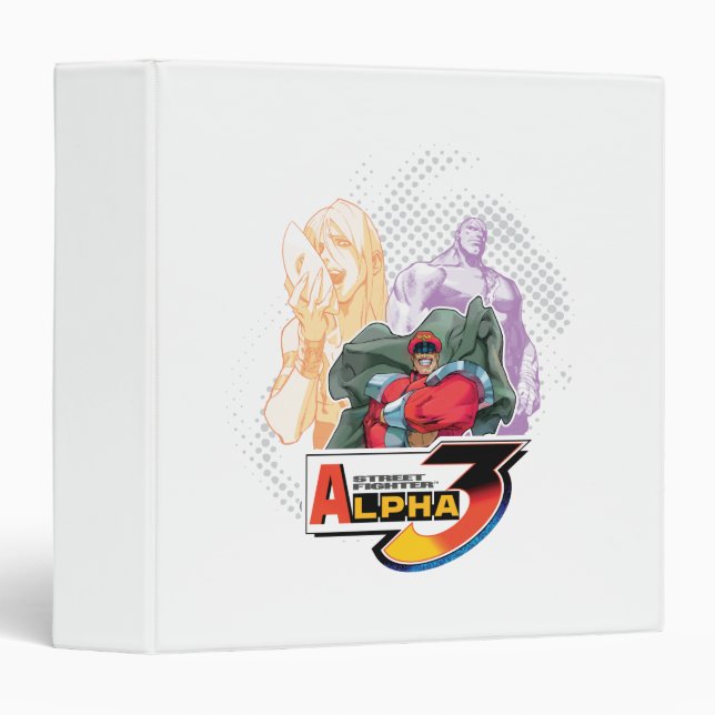 Street Fighter Alpha 3 Shadowloo Ring Binder (Front/Spine)