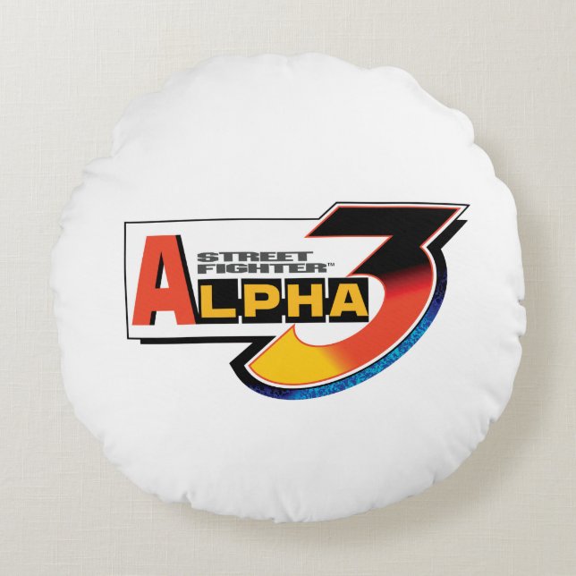 Street Fighter Alpha 3 Shadowloo Round Pillow (Front)