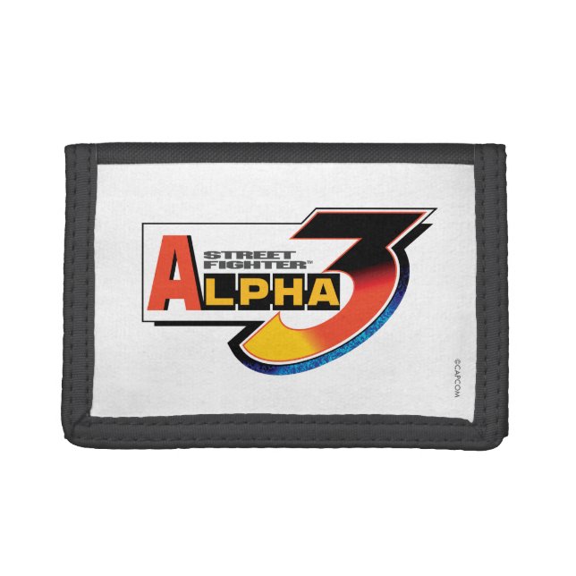 Street Fighter Alpha 3 Shadowloo Trifold Wallet (Front)