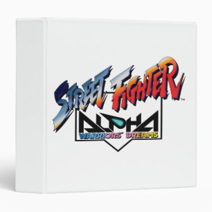 Street Fighter Alpha Logo Binder