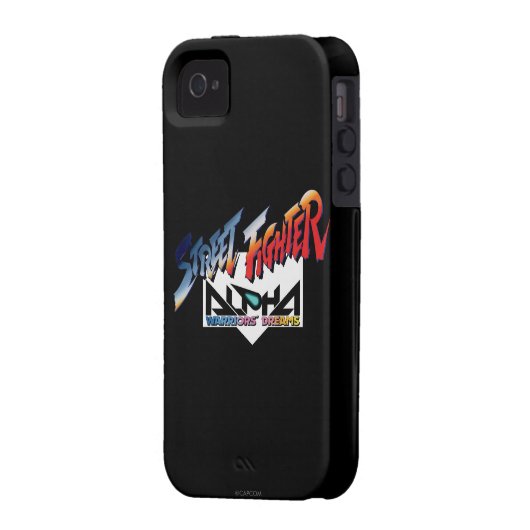 Street Fighter Alpha Logo Case-Mate iPhone Case (Back Left)