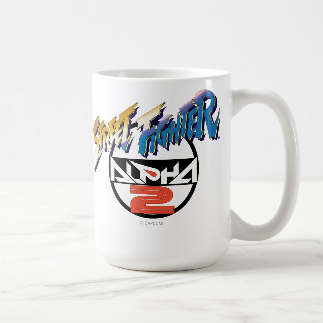 Street Fighter Alpha Logo Coffee Mug (Right)