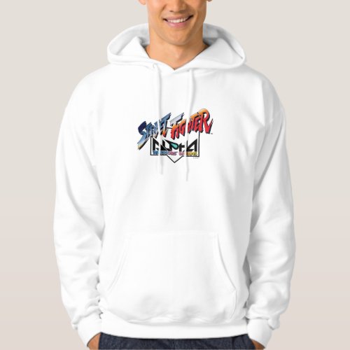 Street Fighter Alpha Logo Hoodie