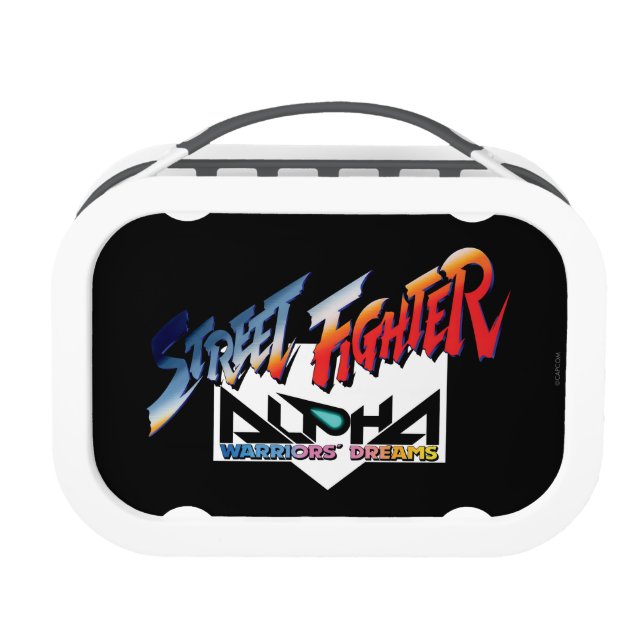 Street Fighter Alpha Logo Lunch Box (Front)