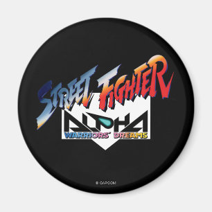 Street Fighter Alpha Logo Magnet