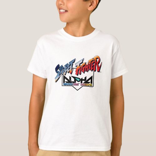 Street Fighter Alpha Logo T_Shirt