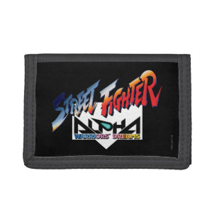 Street Fighter Alpha Logo Tri-fold Wallet