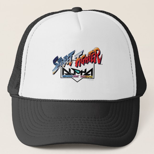 Street Fighter Alpha Logo Trucker Hat (Front)